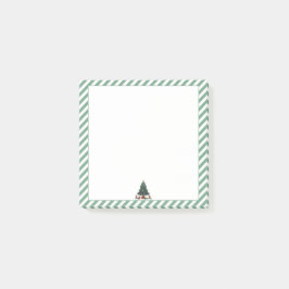 緑ストライプのクリスマスツリー ポストイット