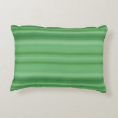 緑ストライプの形枕 アクセントクッション (裏面)