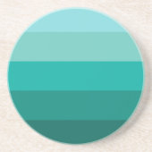 緑ストライプの色 コースター (正面)