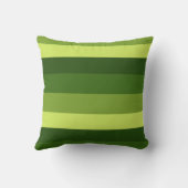 緑ストライプ色 クッション (裏面)
