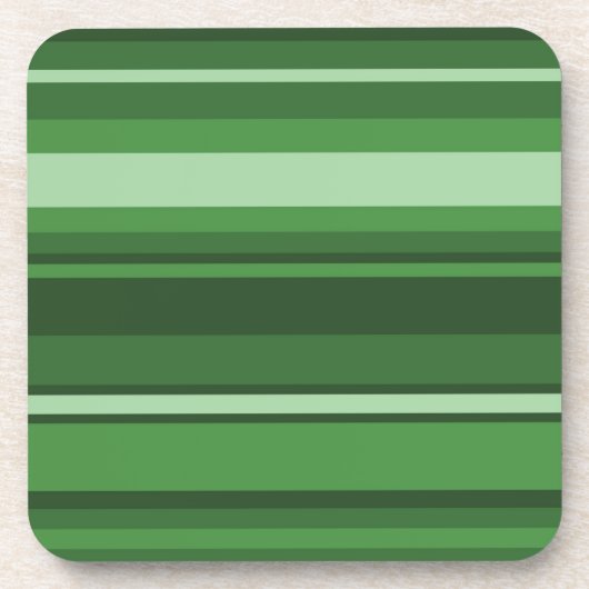緑ストライプ色 コースター (正面)