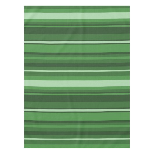 緑ストライプ色 テーブルクロス (正面)