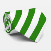 緑ストライプ色 ネクタイ (ロール)