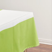 緑ストライプ色、白ストライプ色、パタストライプのーン テーブルクロス (インサイチュ)