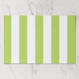 緑ストライプ色、白ストライプ色、パタストライプのーン ペーパーパッド