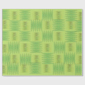 緑スパイラル巻き付け紙 ラッピングペーパー (フラット)