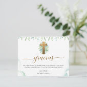 緑スペインのの宗教イベント サンキューカード (スタンド正面)