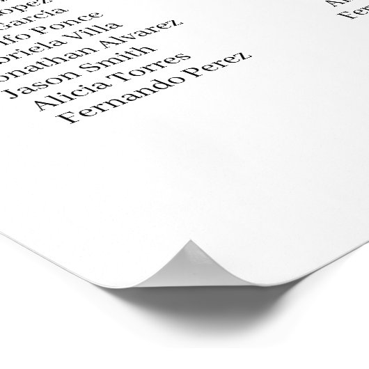 緑スペインのの結婚座席表 ポスター (角)