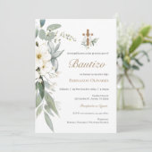 緑スペインのフローラ洗礼 招待状 (スタンド正面)