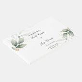 緑スペインの結婚式招待状 ゲストブック (コーナー)