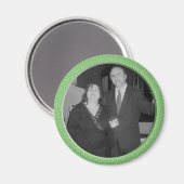 緑スペックルフレーム マグネット (正面/裏面)