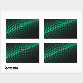 緑タイル 長方形シール (シート)