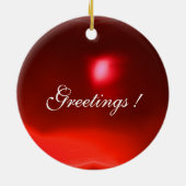 緑タリスマン、赤ルビー セラミックオーナメント (裏面)