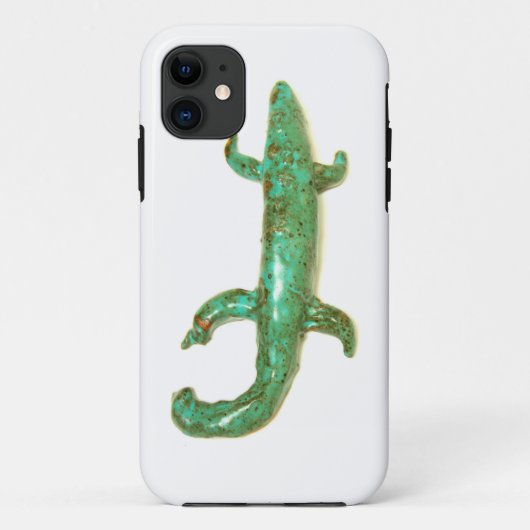 緑トカゲのケース Case-Mate iPhoneケース (裏面)