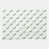 緑トカゲタオル キッチンタオル (横)