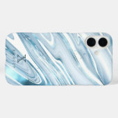 緑トスカマーブルカスタマイズ可能 Case-Mate iPhoneケース (裏面 (横))