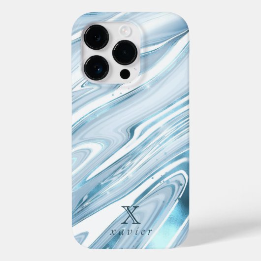 緑トスカマーブルカスタマイズ可能 Case-Mate iPhoneケース (裏面)