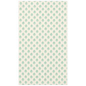 緑トーン抽象芸術花 テーブルクロス (正面)