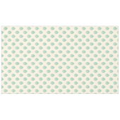 緑トーン抽象芸術花 テーブルクロス (正面(横))