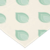 緑トーン抽象芸術花 テーブルクロス (アングル)