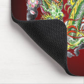 緑ドラゴンのマウスパッド マウスパッド (コーナー)