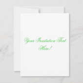 緑ドラゴンの~*Lore*~ 招待状 (裏面)