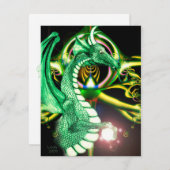 緑ドラゴンの~*Lore*~ 招待状 (正面/裏面)