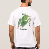 緑ドラゴン Tシャツ (裏面)