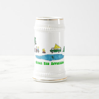 緑バスはステインを冒険します ビールジョッキ
