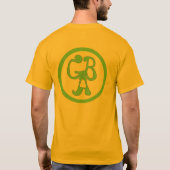 緑バスは長袖のワイシャツを冒険します Tシャツ (裏面)