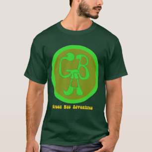緑バスは-フード付きスウェットシャツ- GBAのロゴを冒険します Tシャツ