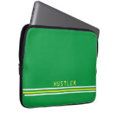緑バッグ ラップトップスリーブ (正面右)