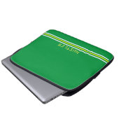 緑バッグ ラップトップスリーブ (正面下部)