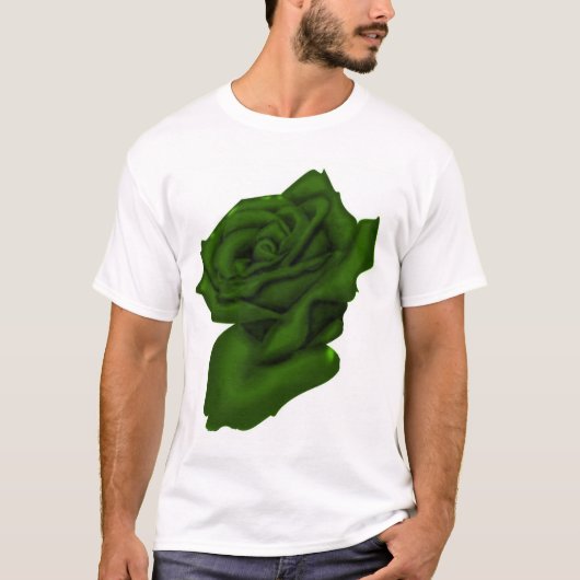 緑バラ Tシャツ (正面)