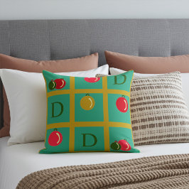 緑パーソナライズされたのクリスマス装飾広場 クッション