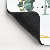 緑パーソナライズされたの画像フローラマウスパッド マウスパッド (コーナー)