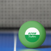 緑パーソナライズされた卓球 卓球ボール (ネット)