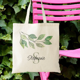 緑パーソナライズされた色 トートバッグ