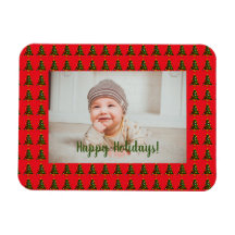 緑パーソナライズされた赤クリスマスツリー