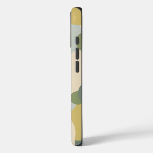 緑パーソナライズされた黄分子iPhoneケース Case-Mate iPhoneケース (裏面 / 左)