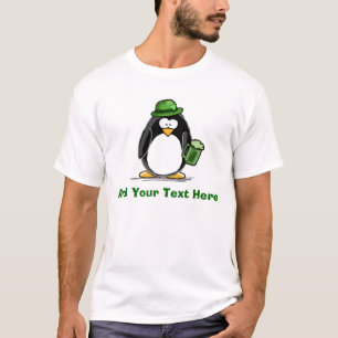 緑ビールペンギン Tシャツ