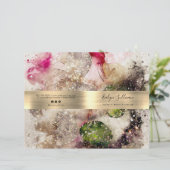 緑ピンクの水色サービスメニューパンフレット (スタンド正面)