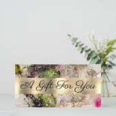 緑ピンク水色ギフト券 (スタンド正面)