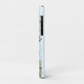 緑ファンキー水色の家の花のマリオン Case-Mate iPhoneケース (裏面/左)