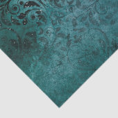 緑ファンシーの切り離し時の黒いスクロール作業 薄葉紙 (詳細)