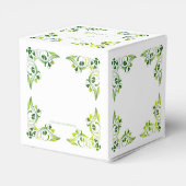 緑ファンシーの葉の縁ど箱 フェイバーボックス (裏面サイド)