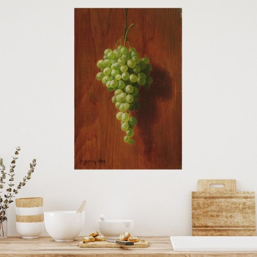 緑ブドウ ポスター (キッチン)