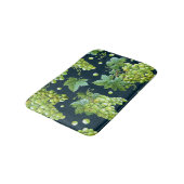 緑ブドウ：水彩暗色 バスマット (アングル)