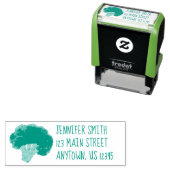 緑ブロッコリー園芸野菜の農産物 セルフインキングスタンプ (インサイチュ)