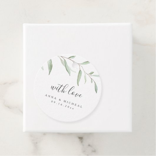 緑ミニマルの素朴結婚な フェイバータグ (インサイチュ)